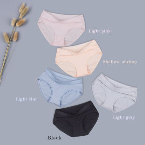 5 Pack Cotton Panties Women Breathable Underwear Student Girls Briefs Middle Waist Soft Female Lingeries Plus Size M-XL