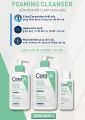 Sữa rửa mặt CeraVe dành cho da thường và da dầu CeraVe Foaming Facial Cleanser 473ml. 