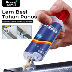 Taffware Lem Besi Tahan Panas Glue Adhesive Industrial AB 50ml - 8896 - White