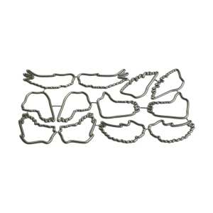 แม่พิมพ์กระดาษลายนูนตกแต่งแม่แบบตัดแม่พิมพ์ตอกโลหะเหล็กคาร์บอนรูปปีกสำหรับสมุดติดรูปทำอัลบั้มรูป