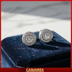 Miễn phí vận chuyển✨ Thời trang hình học Vòng Zircon Bông tai cho phụ nữ siêu Gleaming Stud đồ trang sức sang trọng cho ngày sinh nhật