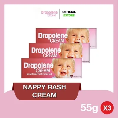 [3 Pack] DRAPOLENE Cream for nappy rash 55g