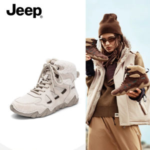 Jeep spirit mary jane New winter fleece high top short boots for outdoor warm womens shoes