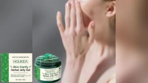 Houkea Gel Perawatan Kulit Gel pembersih lembut dan meningkatkan kulit wajah serta seluruh tubuh untuk mencerahkan harian