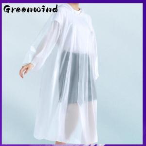 【Greenwind】 Portable Thickened Raincoat Travel Outdoor Rainwear Waterproof Women And Men Disposable Camping Rain Cover Travel Supplies