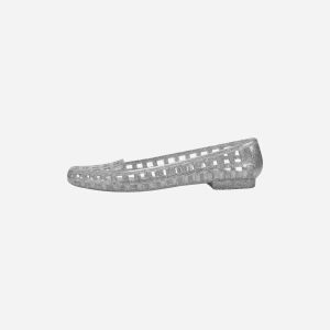 [Free Shipping] Korean Jelly Shoes For Women Hollowed-Out Single Shoes Crystal Square-Toed Slippers Casual Slip-On Dance Shoes Transparent PVC WomenS Shoes