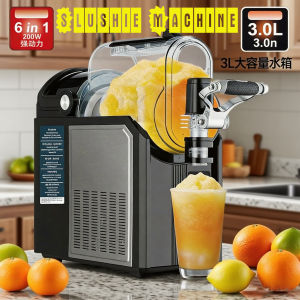 Máy làm đá xay đồ uống lạnh tự động máy làm slush đá bào sinh tố đá xay gia đình quán cà phê mini