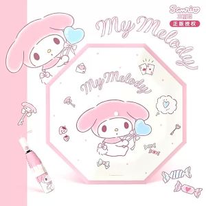 AE Sanrio My Melody Automatic Umbrella for Women Foldable Childrens Cartoon High-ValueUmbrella for Both Sunny and Rainy Days