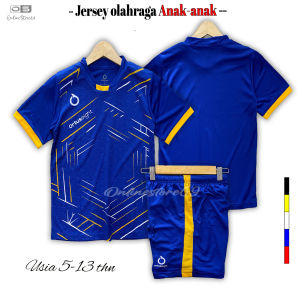 Setelan baju futsal anak laki - laki / setelan baju bola anak - anak / kaos bola anak- anak