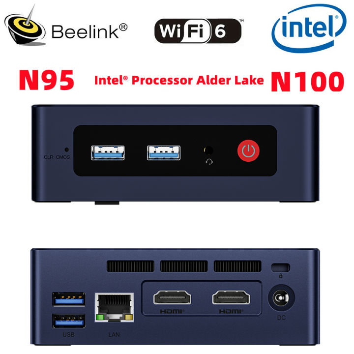 Beelink MINI S12/12 PRO MINI PC 12th Intel Alder Lake-N95/N100 3.4GHz Wifi 6 Bluetooth 5.2 DDR4 16GB 500GB SSD Office Mini PC