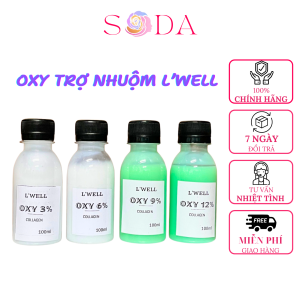 OXY TRỢ NHUỘM LWELL Hỗ Trợ Tóc Lên Chuẩn Tone Nhuộm Lên Chuẩn Màu (100ml)