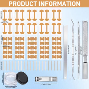 【READY STOCK】16PCS Painless File/Curved Toenails Corrector Strips/Padding Pad Nail Clipper/Ingrown Nail Correction Tool