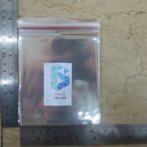 11x12 cm Plastik Opp 20 micron isi 100 lembar