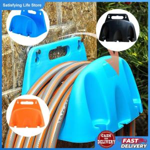 Storage Hose Hanger Garden Yard Watering Hose Reel Hanger Pipe Holder Storage Rack Plastic Wall Mounted Garden Tool