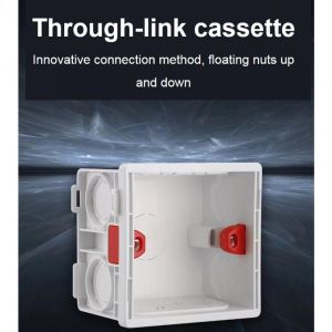 【Inventory+Manila Shipment】10PCS Wall Switch Box Utility Box Type 86 PVC Junction Box For External Mounting Box and Internal Mounting Box 86*86mm