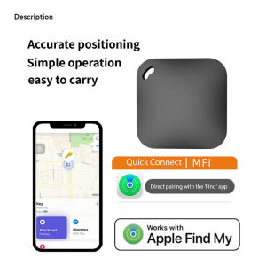 Apple Find My Tracker - Bluetooth 5.2 Anti-Loss Device for Keys/Pets (MFI Certified)