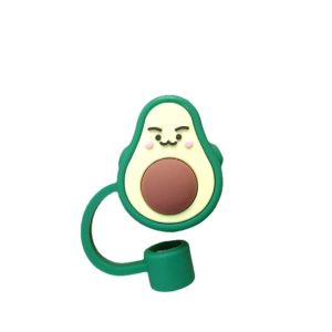 TRASTO Fruit-shaped Cute Silicone Plugs Drinkware Splash Proof Straw Cover Dust Cap Cup Accessories Straw Topper