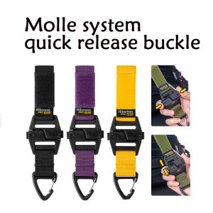 2PCS KKN Outdoor Multifunctional Quick Release Buckle MOLLE Mounting Hiking Backpack Buckle External Quick Release Tactical Buckle
