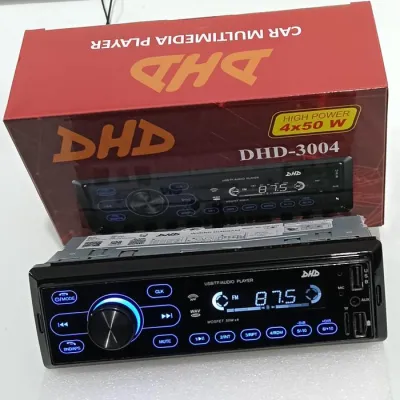 PROMO Tape Mobil Single Din Car Mp3 DHD Radio FM 2 Port USB dan Bluetooth - pistons up