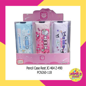 (1Pcs) Pensil Case Resleting Fancy + Mika tepak sekolah tempat pensil tepak resleting