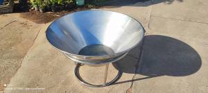 B1 เตาเผาถ่านบำรุงดิน ขนาดกลาง ก้นปิด มีก็อก มีฐานรอง