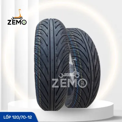 Lốp 120/70-12 Chính hãng vân màu chống trơn trượt