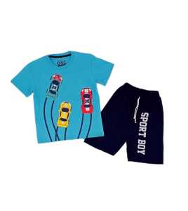 Setelan Baju Anak Laki-Laki D&C Astronot FP Hitam / 3Cars Biru Bxr Usia 2-10 tahun / Pakaian Anak Cowok