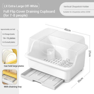 Kitchen Dish Rack Plate Storage Drainer Rack Bowl Dishwasher Organizer Plastic Bowl Chopstick Storage Box