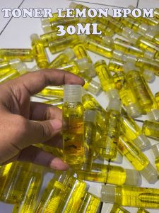 Best Seller Toner Lemon 30 ML Wajah Kinclong Bersih Pelicin - Wajah Kinclong Bersih Pelicin Bpom