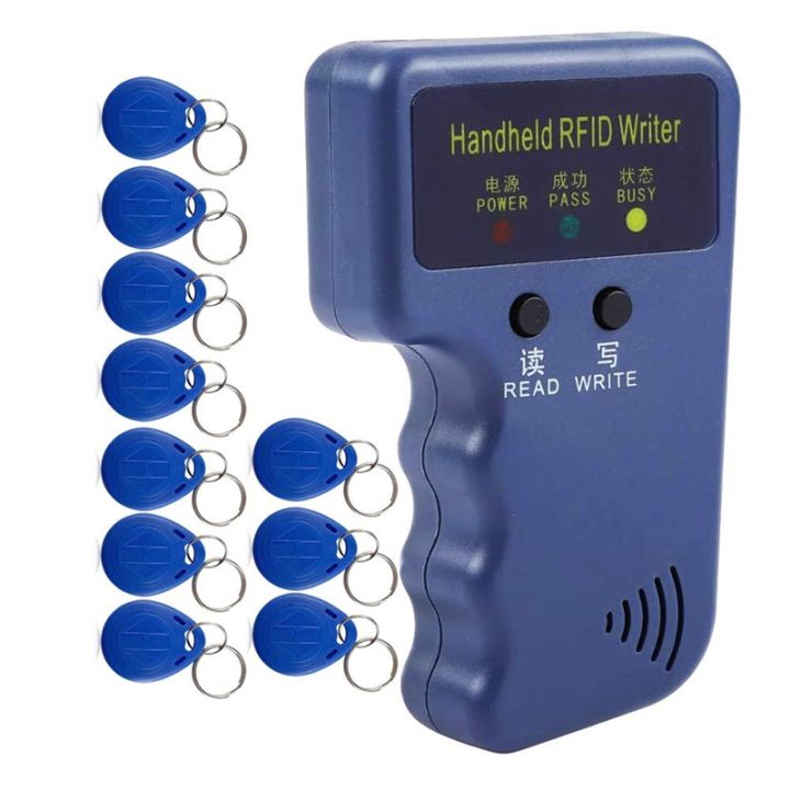 Handheld 125KHz RFID Reader Writer Duplicator Copier, Upgrade ID Card ...