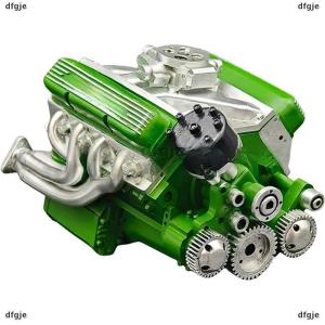 [COD] dfgje Binray Cison V8 Engine Kit Gas Small-Block Engine Model Kits Mini Build Your Own Stem Cison Running Engine Kits That Runs