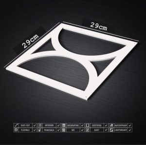 Creative-DIY-Decoration-Local Supply Plastic waterproof Hanging Screen Panel Room divider Room partition wall 29*29cm