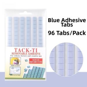 RISEDOT 30/48/96Pcs Reusable Reusable Adhesive Clay Tacky Gel Nail Practice Tool Nail Adhesive Glue Clay Solid Color DIY Nail Art Clay Nail Art Practice