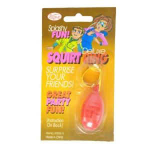 Wearable Ring Squirt Rings Funny Water Play Ring Toy Interactive Finger Toy for Boys Girls Autism Stress Rele