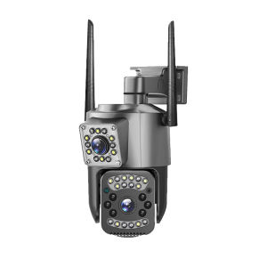 XIAOMI Outdoor Waterproof CCTV Camera No Need Internet Dual Lens 8K WIFI IP Wireless Camera Auto Tracking 360° PTZ Color Night Vision Smart CCTV Home Security Cameras Surveillance