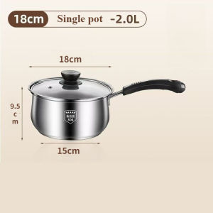 Universal Baby Food Cooking Pot 304 Stainless Steel Material Induction Stove Compatible
