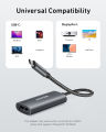 Anker USB C to DisplayPort (8K,60Hz or 4K,144Hz), 518 USB C Adapter (8K DisplayPort), USB C to DP 1.4, for MacBook, iPad Pro, XPS, and More (A8318). 
