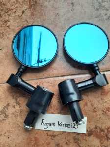 Spion Jalu Bulat Spion Bar End Spion Stang Full Cnc Universal