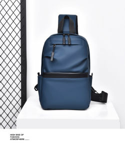 Tas Selempang Bahan Kulit PU Pria Wanita Tas Kecil Simpel Elegan Slingbag Import