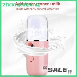 zhaoyanping 30ML Mini Facial Steamer Personal Nano Sprayer USB Nebulizer Humidifier Moisturizing Hydrating Women Beauty Skin Care Tool