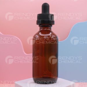 Botol Pipet Kaca Bening Amber Tutup Botol Hitam 60 mL / Glass Bottle Pipette 60mL / Clear Amber Glass Dropper Bottle - 1 PCS