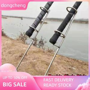 dongcheng Sea Rod Holder Casting Rod Ground Plug 30 37 47cm Holder Simple Outdoor Fishing Rod Holder Double Circle Ground Plug Holder