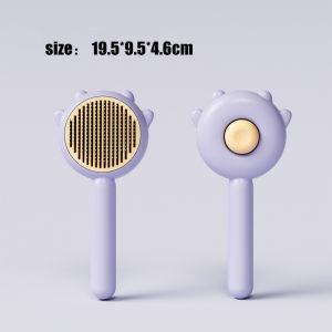 【SG Stock】Pet Brush & Comb Self Cleaning | Dog Brush | Cat Brush | Pet Hair Hygiene & Grooming Brush | Rabbit Fur Care