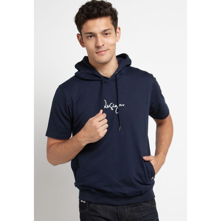 D&F Sweater Pria 10307003 Warna Biru Tua
