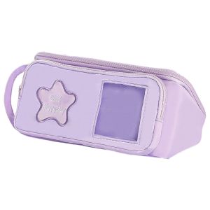 DJDK Handheld Y2K Star Stationery Bag Multilayer Storage Korean Pencil Case Cute Aesthetic Ins Pencil Pouch Stationery Holder