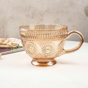 Cốc Thuỷ Tinh Có Quai Cầm - Ly Thuỷ Tinh Uống Nước Trà Sữa Cà Phê Ngũ Cốc BIGBA