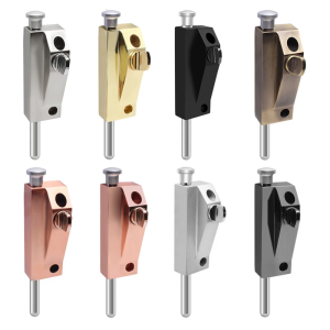 ล็อคประตูแบบหมุนได้เกรดเชิงพาณิชย์ความทนทานของโลหะผสมเหล็กอลูมิเนียมทำให้สลักปลอดภัยติดตั้งได้อย่างรวดเร็วใช้งานบ่อย