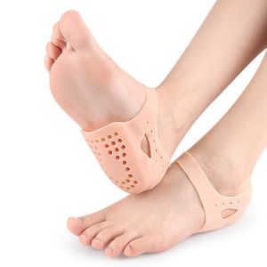 VTTO 1Pair Gel Silicone Heel Protector Sleeve Heel Pads Heel Cups Plantar Fasciitis Support Feet Care