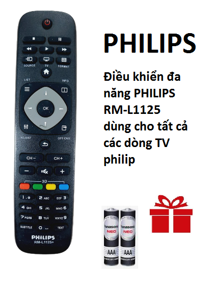 3. Hướng dẫn sử dụng điều khiển TV Philips