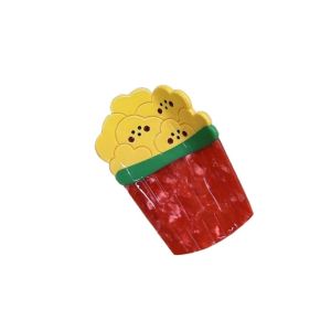 YAOO Banana McDonalds Creative Shark Clip Strawberry Waterproof Acetic Acid Hair Claw Funny Korean Style Acrylic Hair Accessories Women